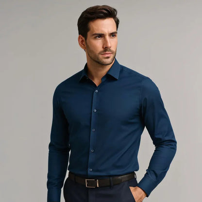 Non-iron slim fit shirt