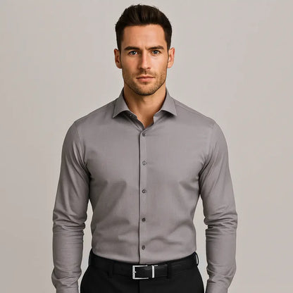 Non-iron slim fit shirt